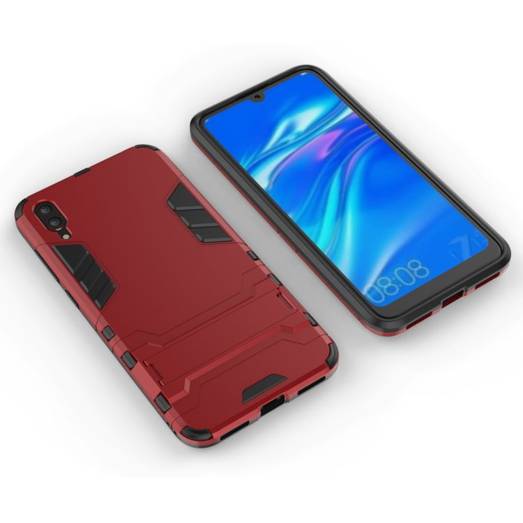 Shockproof PC + TPU Case for Huawei Enjoy 9, with Holder