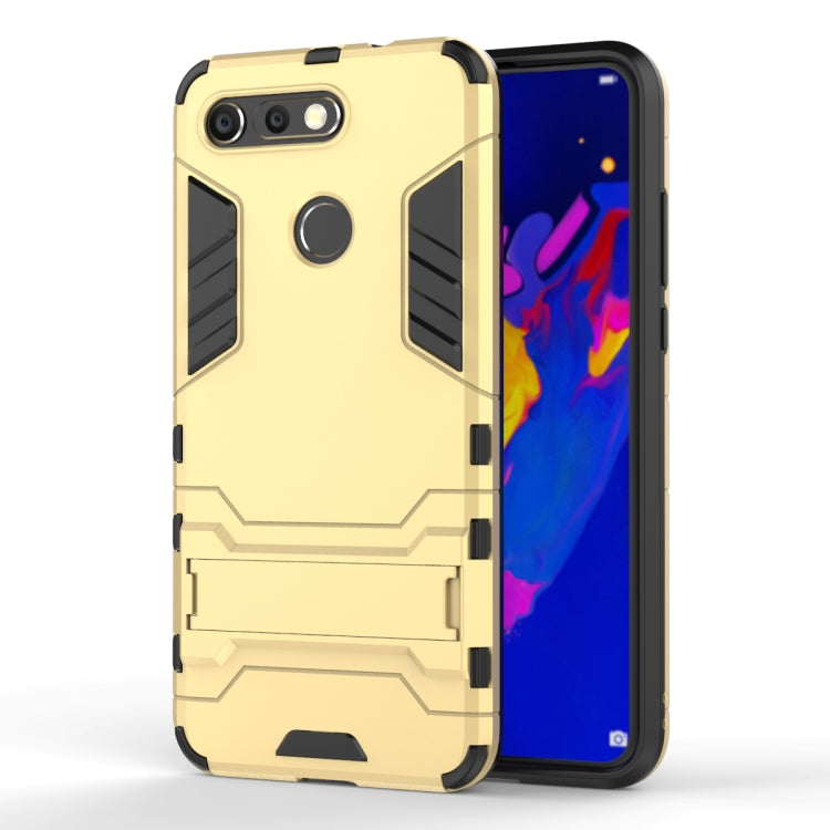 Shockproof PC + TPU Case for Huawei Honor V20, with Holder
