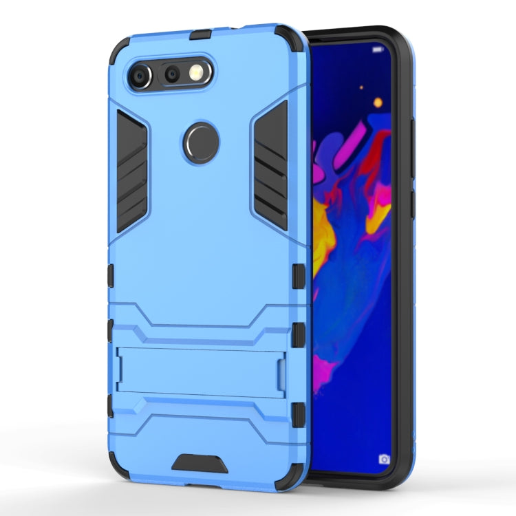 Shockproof PC + TPU Case for Huawei Honor V20, with Holder