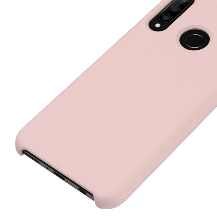 Solid Color Liquid Silicone Dropproof Protective Case for Huawei P30 Lite/Nova 4e