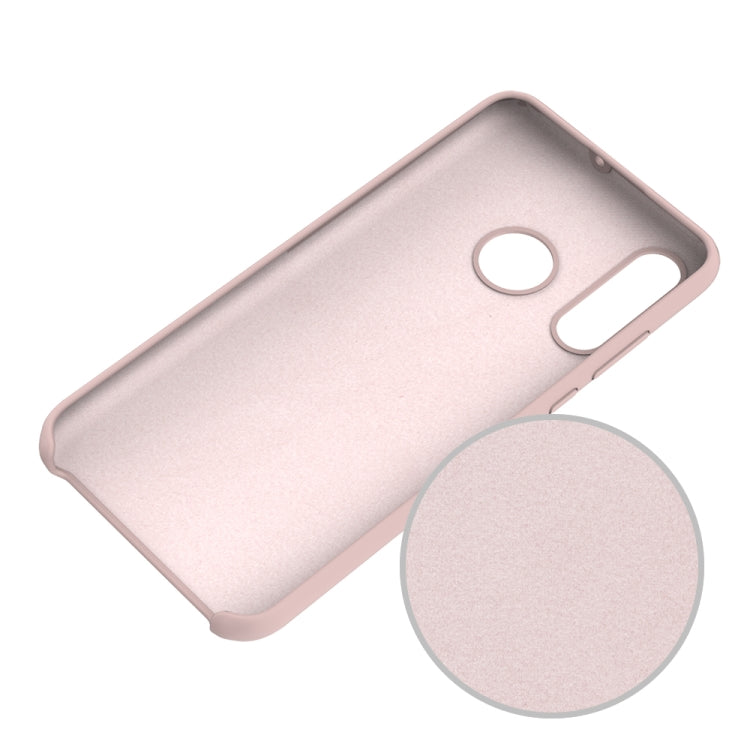 Solid Color Liquid Silicone Dropproof Protective Case for Huawei P30 Lite/Nova 4e