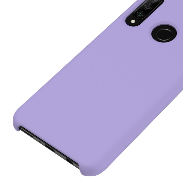 Solid Color Liquid Silicone Dropproof Protective Case for Huawei P30 Lite/Nova 4e