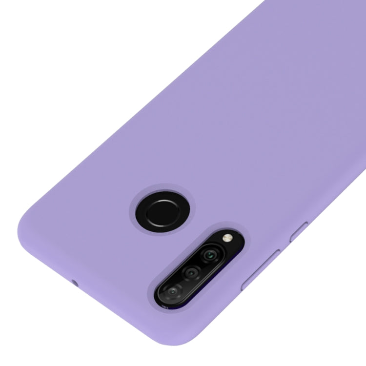 Solid Color Liquid Silicone Dropproof Protective Case for Huawei P30 Lite/Nova 4e