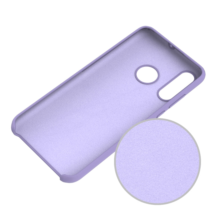 Solid Color Liquid Silicone Dropproof Protective Case for Huawei P30 Lite/Nova 4e