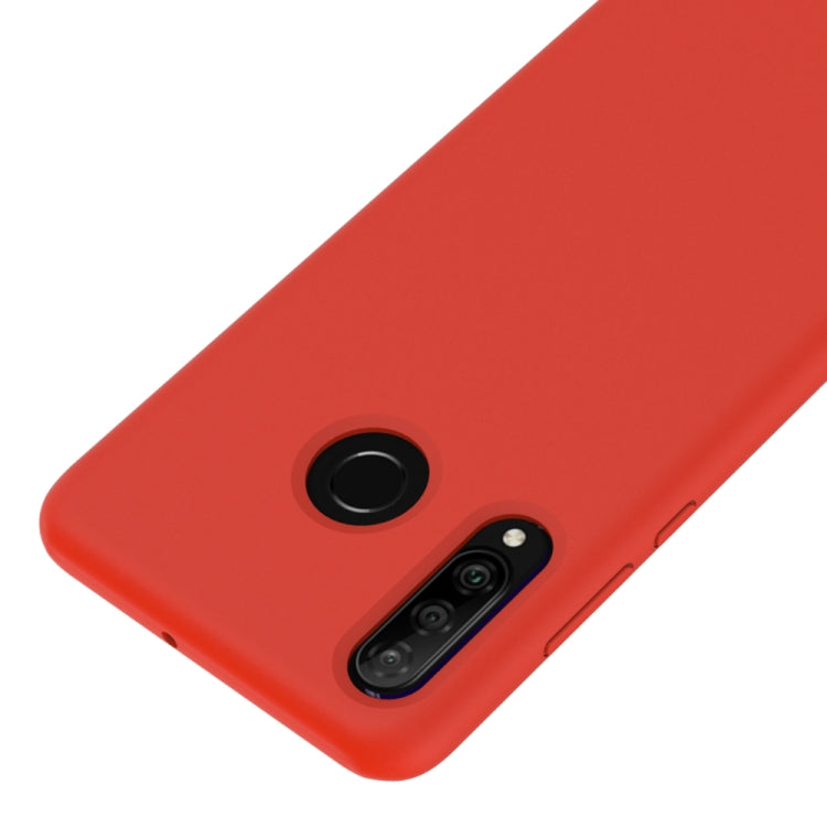 Solid Color Liquid Silicone Dropproof Protective Case for Huawei P30 Lite/Nova 4e