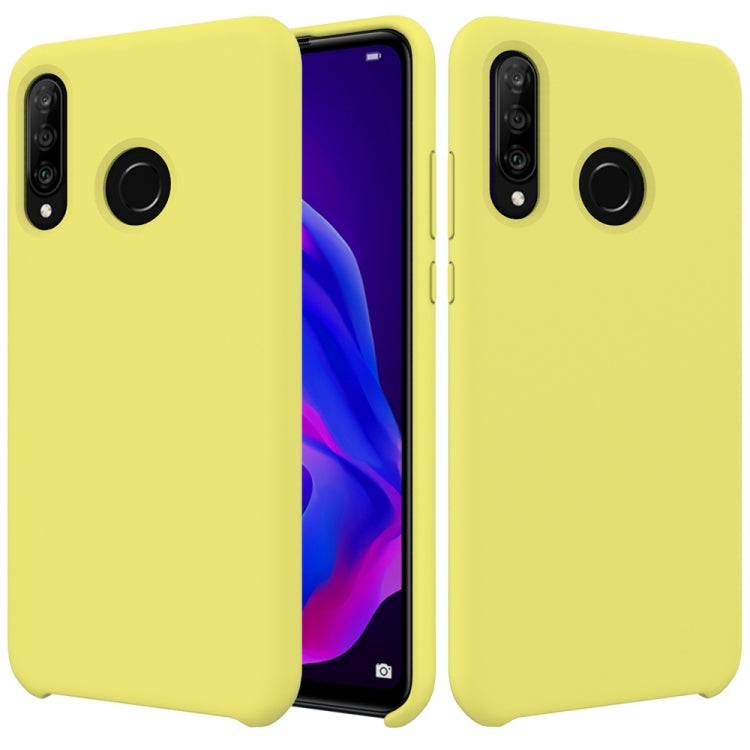 Solid Color Liquid Silicone Dropproof Protective Case for Huawei P30 Lite/Nova 4e