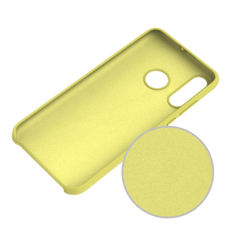 Solid Color Liquid Silicone Dropproof Protective Case for Huawei P30 Lite/Nova 4e