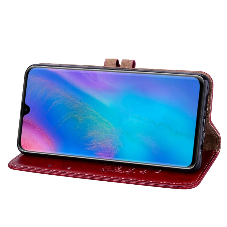 Business Style Oil Wax Texture Horizontal Flip Leather Case for Huawei P30, with Holder & Card Slots & Wallet