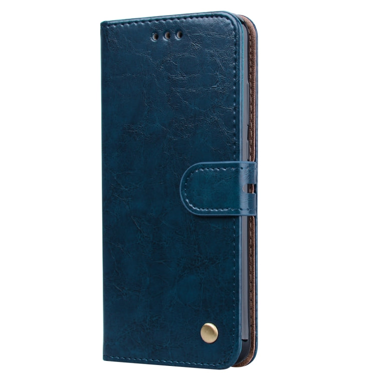 Business Style Oil Wax Texture Horizontal Flip Leather Case for Huawei P Smart 2019, with Holder & Card Slots & Wallet