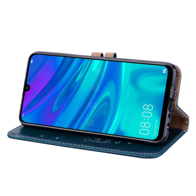 Business Style Oil Wax Texture Horizontal Flip Leather Case for Huawei P Smart 2019, with Holder & Card Slots & Wallet