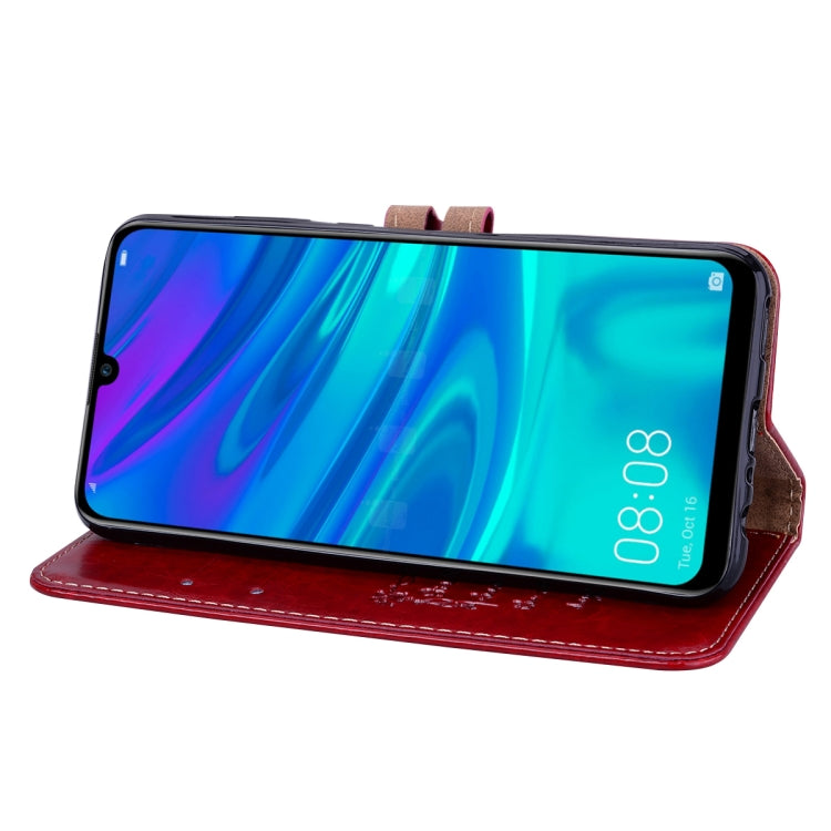 Business Style Oil Wax Texture Horizontal Flip Leather Case for Huawei P Smart 2019, with Holder & Card Slots & Wallet