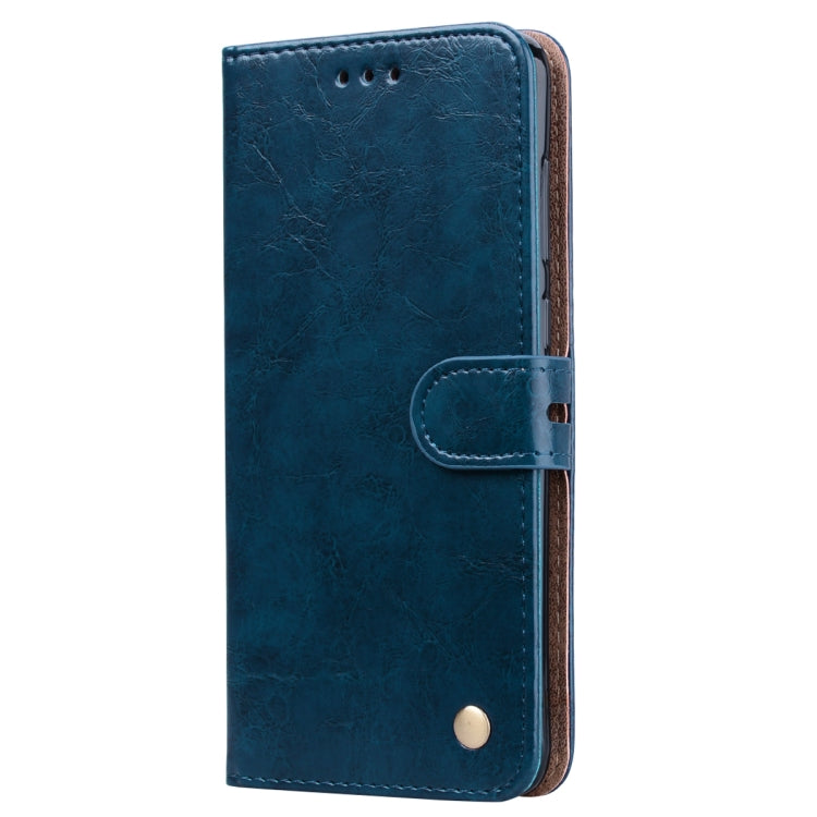 Business Style Oil Wax Texture Horizontal Flip Leather Case for Huawei Honor 8C, with Holder & Card Slots & Wallet