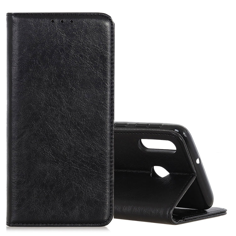 Magnetic Retro Crazy Horse Texture Horizontal Flip Leather Case for Huawei Y6 2019, with Holder & Card Slots & Photo Frame