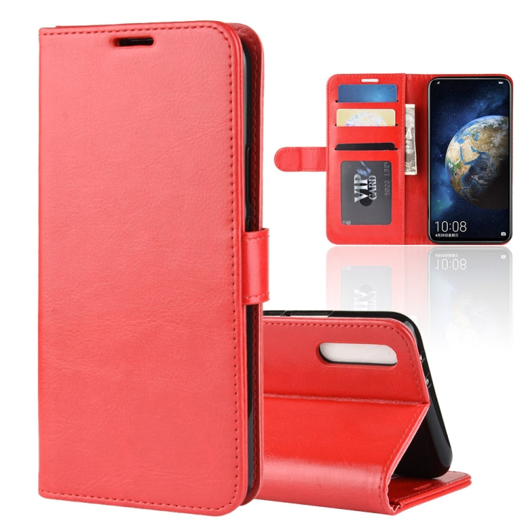 R64 Texture Single Fold Horizontal Flip Leather Case for Huawei Honor Magic 2, with Holder & Card Slots & Wallet