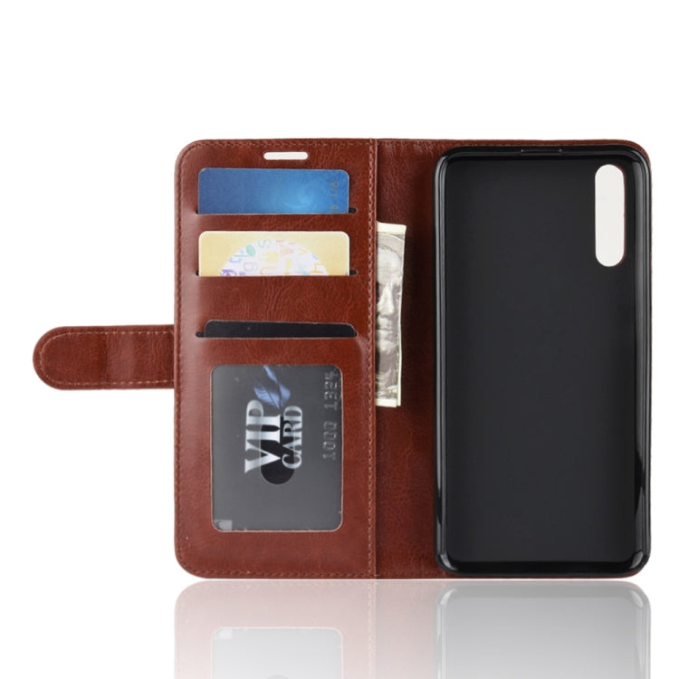 R64 Texture Single Fold Horizontal Flip Leather Case for Huawei Honor Magic 2, with Holder & Card Slots & Wallet