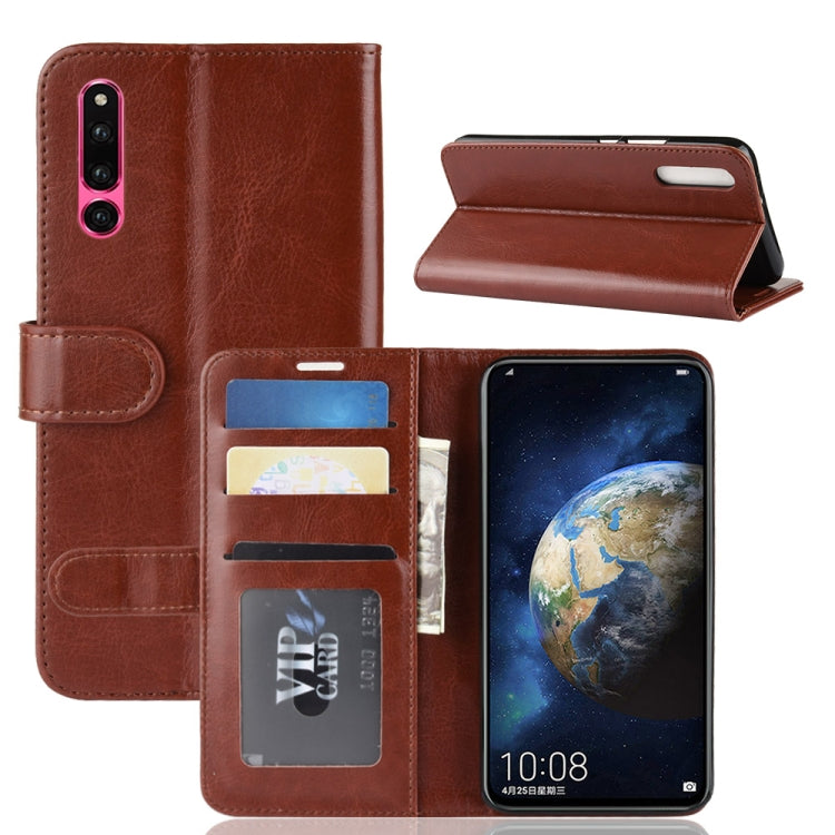 R64 Texture Single Fold Horizontal Flip Leather Case for Huawei Honor Magic 2, with Holder & Card Slots & Wallet