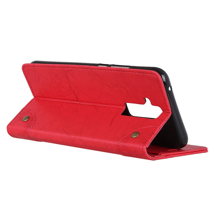 Copper Buckle Retro Crazy Horse Texture Horizontal Flip Leather Case for Huawei Mate 20 Lite, with Holder & Card Slots & Wallet