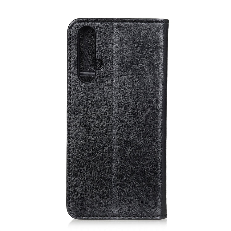 Copper Buckle Retro Texture Horizontal Flip Leather Case for Huawei Nova 5, with Holder & Card Slots & Wallet