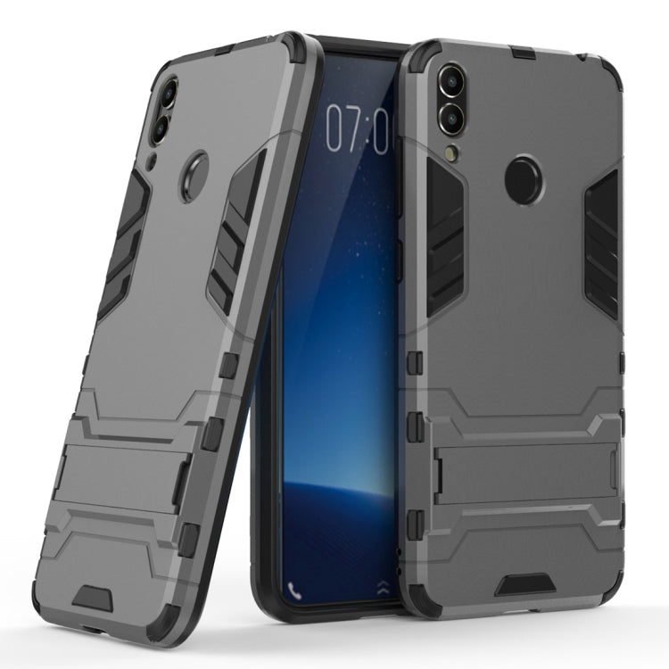 Shockproof PC + TPU Case for Huawei Honor 8C, with Holder