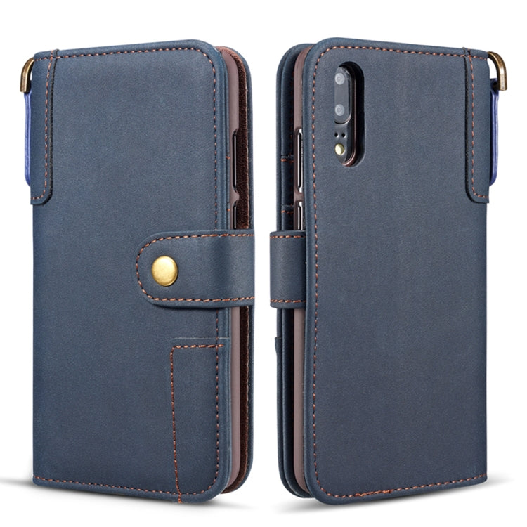 Cowhide Texture Horizontal Flip Leather Case for Huawei P20 Lite, with Holder & Card Slots & Wallet & Sling