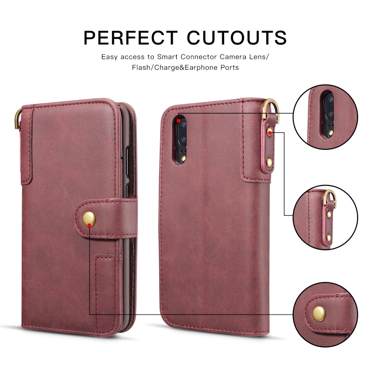 Cowhide Texture Horizontal Flip Leather Case for Huawei P20 Lite, with Holder & Card Slots & Wallet & Sling