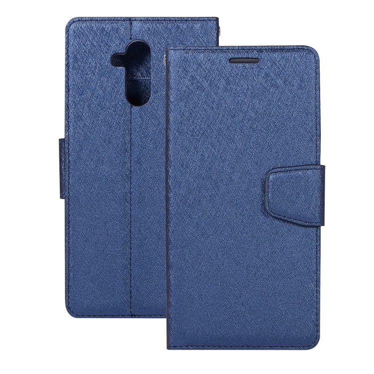 Silk Texture Horizontal Flip Leather Case for Huawei Mate 20 Lite, with Holder & Card slots & Wallet & Photo Frame