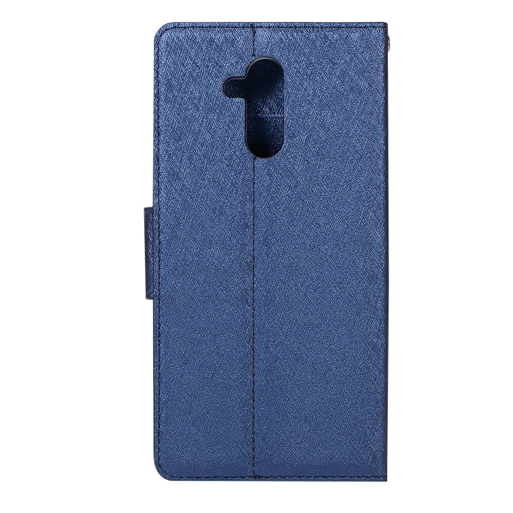 Silk Texture Horizontal Flip Leather Case for Huawei Mate 20 Lite, with Holder & Card slots & Wallet & Photo Frame