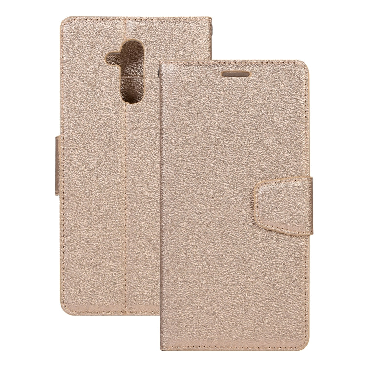 Silk Texture Horizontal Flip Leather Case for Huawei Mate 20 Lite, with Holder & Card slots & Wallet & Photo Frame