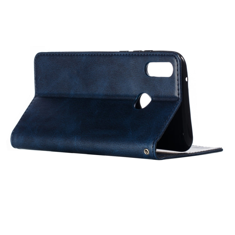 Calf Texture Zipper Magnetic Horizontal Flip Leather Case for Huawei Y9 (2019) / Enjoy 9 Plus, with Wallet & Holder & Card Slots