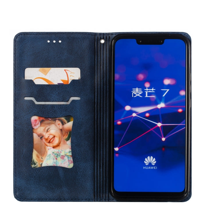 Calf Texture Zipper Magnetic Horizontal Flip Leather Case for Huawei Mate 20 Lite, with Wallet & Holder & Card Slots