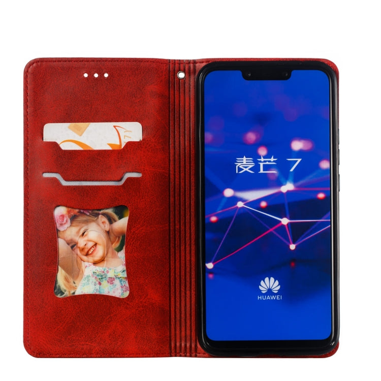 Calf Texture Zipper Magnetic Horizontal Flip Leather Case for Huawei Mate 20 Lite, with Wallet & Holder & Card Slots