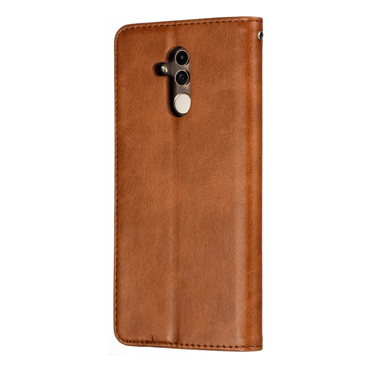 Calf Texture Zipper Magnetic Horizontal Flip Leather Case for Huawei Mate 20 Lite, with Wallet & Holder & Card Slots