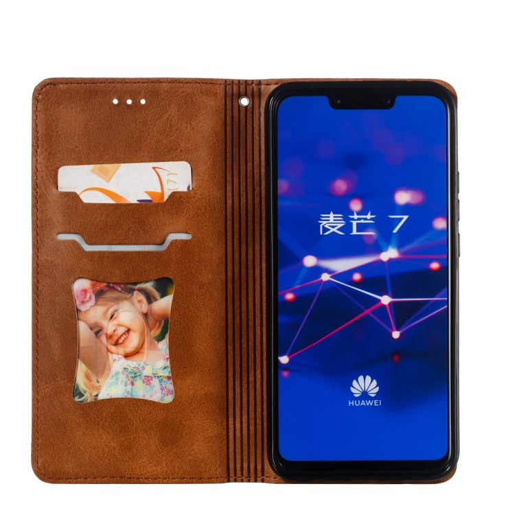 Calf Texture Zipper Magnetic Horizontal Flip Leather Case for Huawei Mate 20 Lite, with Wallet & Holder & Card Slots
