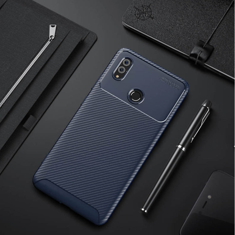 Beetle Shape Carbon Fiber Texture Shockproof TPU Case for Huawei Honor Note 10