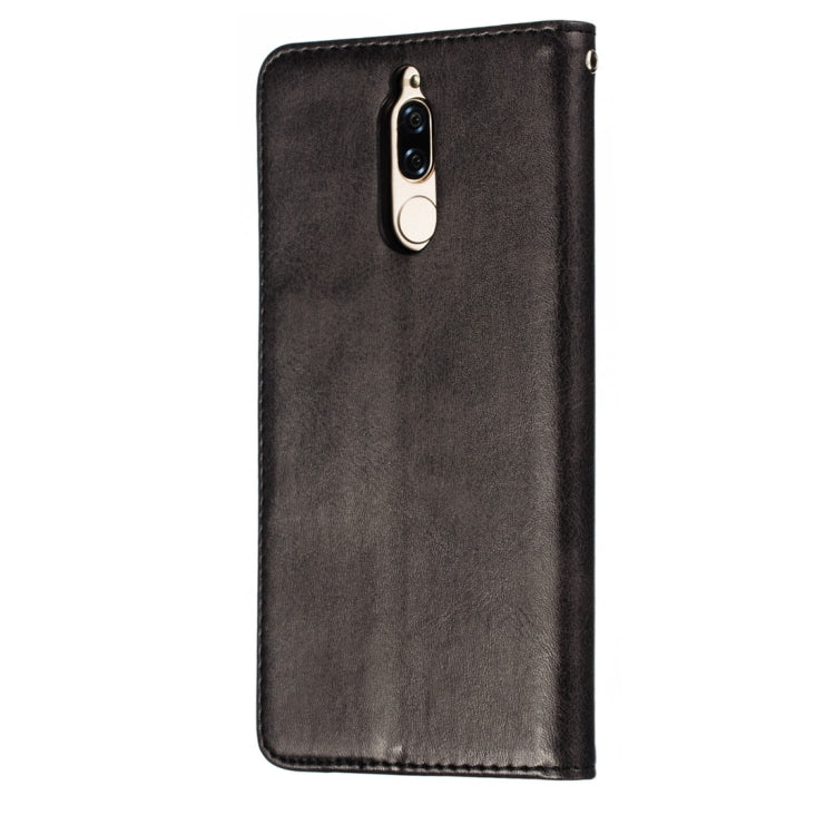 Calf Texture Zipper Magnetic Horizontal Flip Leather Case for Huawei Mate 10 Lite / Maimang 6, with Wallet & Holder & Card Slots