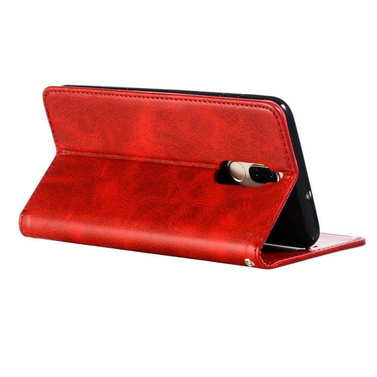 Calf Texture Zipper Magnetic Horizontal Flip Leather Case for Huawei Mate 10 Lite / Maimang 6, with Wallet & Holder & Card Slots