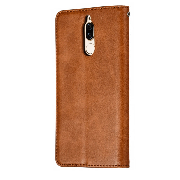 Calf Texture Zipper Magnetic Horizontal Flip Leather Case for Huawei Mate 10 Lite / Maimang 6, with Wallet & Holder & Card Slots