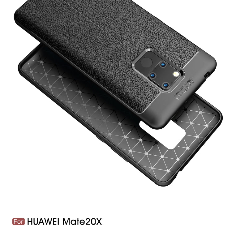 Litchi Texture TPU Shockproof Case for Huawei Mate 20 X