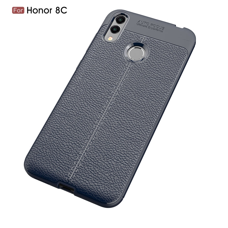 Litchi Texture TPU Shockproof Case for Huawei Honor 8C