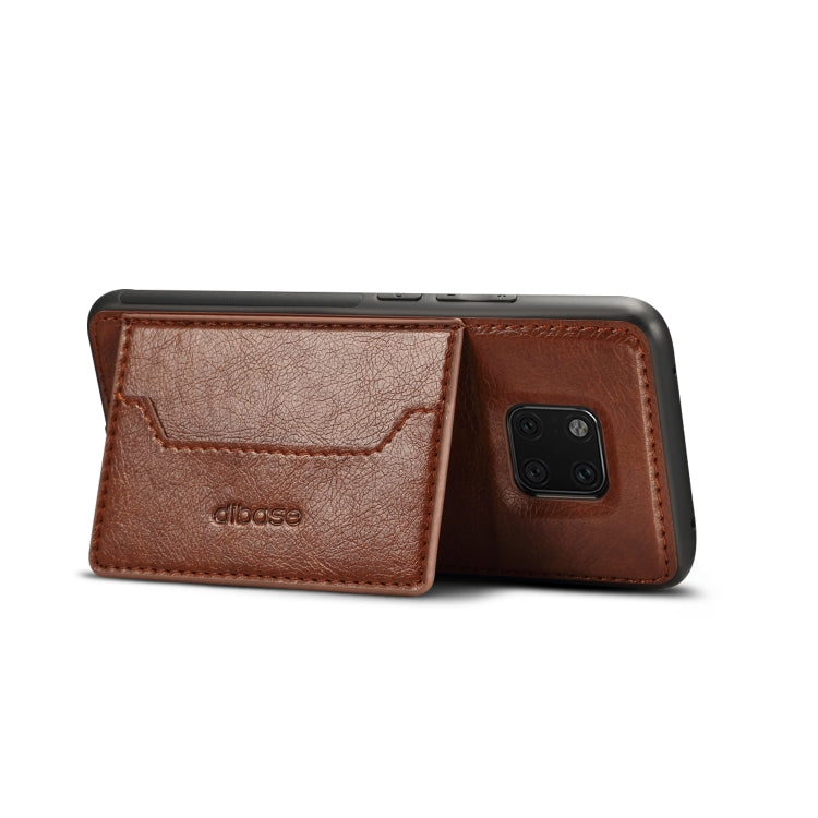 Dibase TPU + PC + PU Crazy Horse Texture Protective Case for Huawei Mate 20 Pro, with Holder & Card Slots