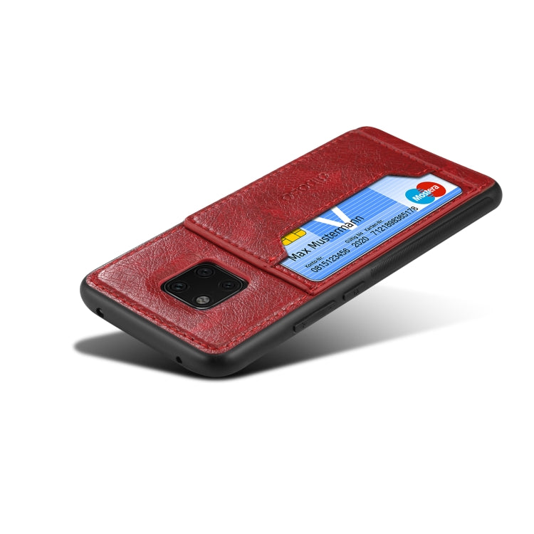 Dibase TPU + PC + PU Crazy Horse Texture Protective Case for Huawei Mate 20 Pro, with Holder & Card Slots