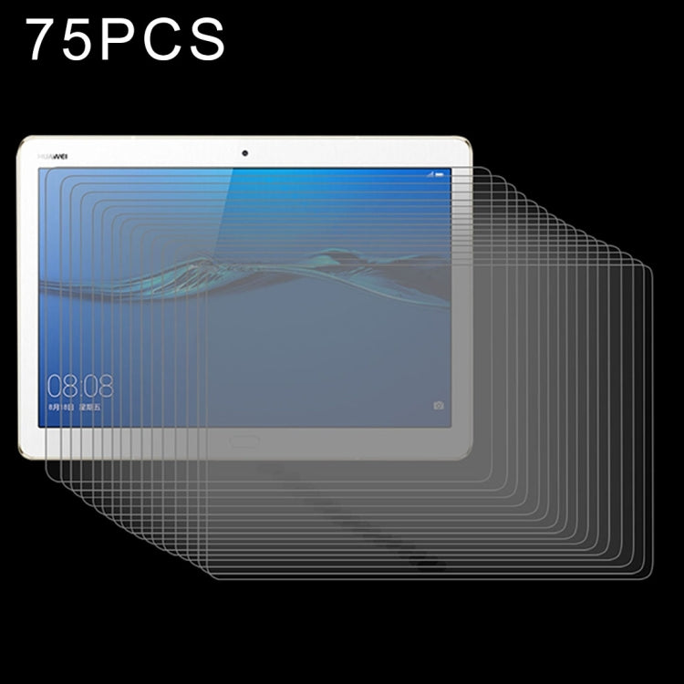 75 PCS for Huawei MediaPad M3 10.1 0.3mm 9H Hardness Tempered Glass Screen Film