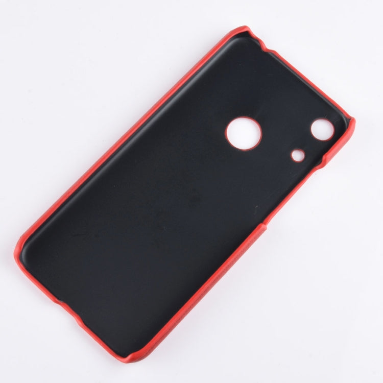 Shockproof Litchi Texture PC + PU Case for Huawei Honor 8A