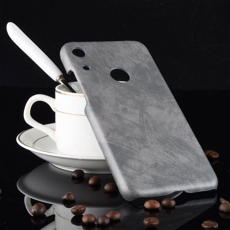 Shockproof Litchi Texture PC + PU Case for Huawei Honor 8A