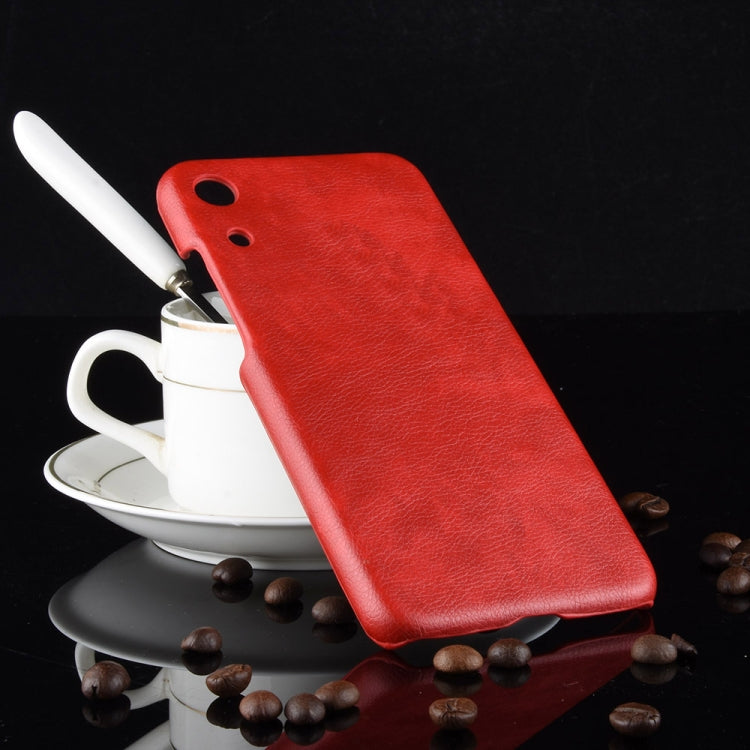 Shockproof Litchi Texture PC + PU Case for Huawei Honor Play 8A