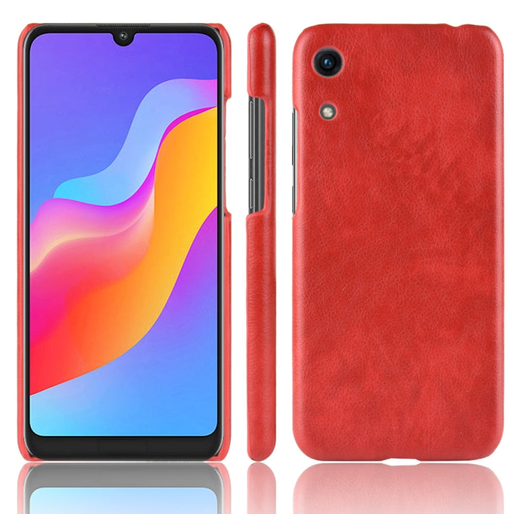 Shockproof Litchi Texture PC + PU Case for Huawei Honor Play 8A