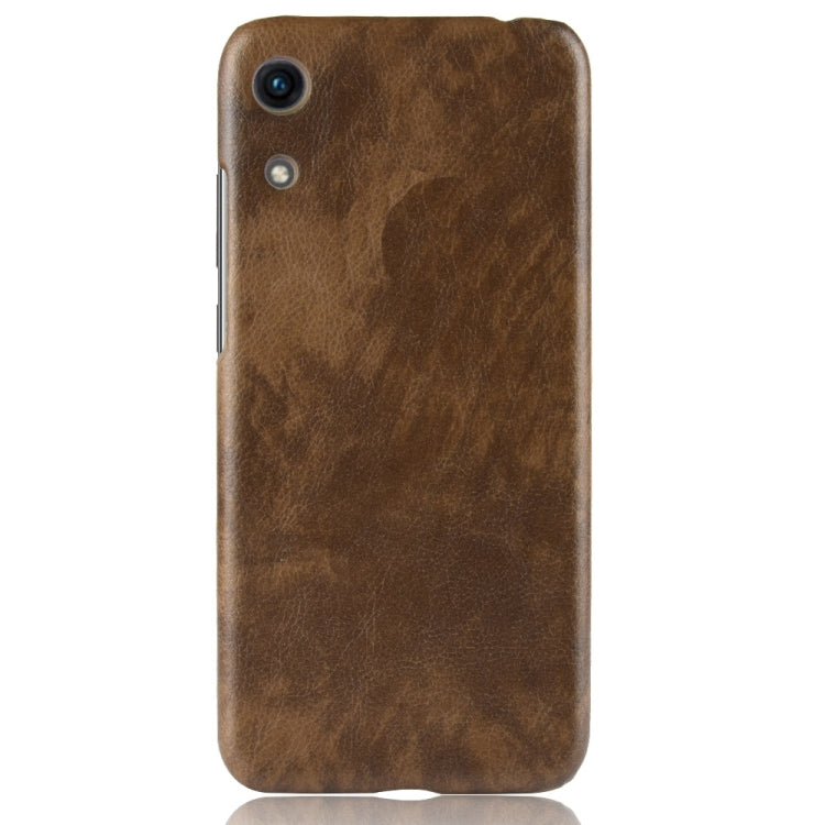 Shockproof Litchi Texture PC + PU Case for Huawei Honor Play 8A