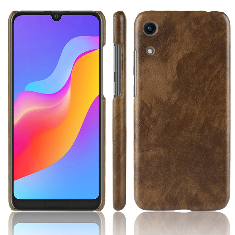 Shockproof Litchi Texture PC + PU Case for Huawei Honor Play 8A