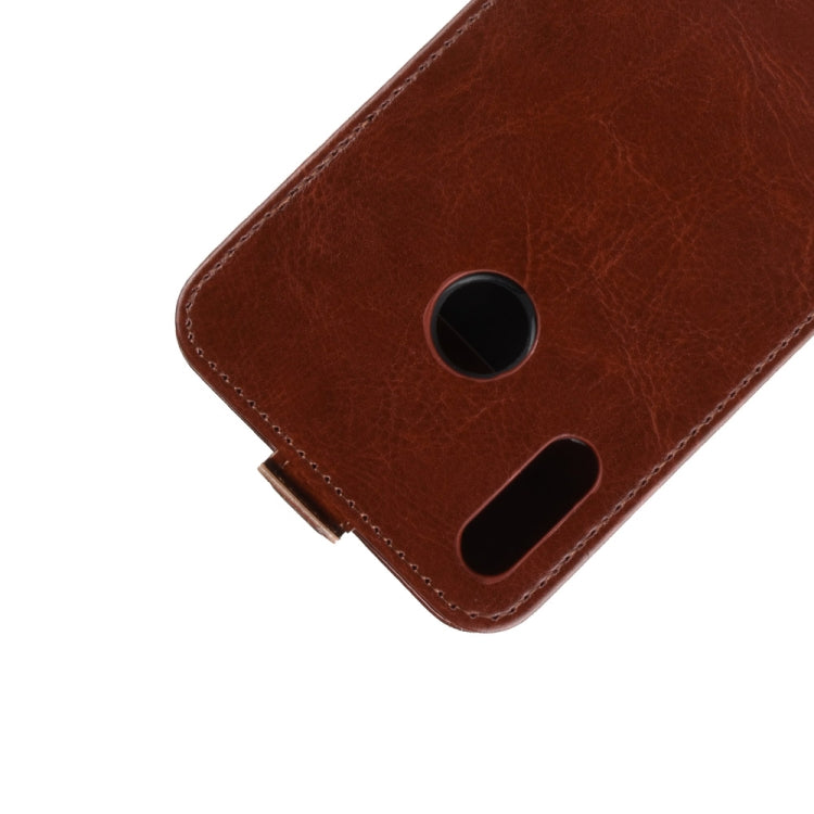 Business Style Vertical Flip Leather Protective Back Cover Case for Huawei Honor 8X, with Card Slot