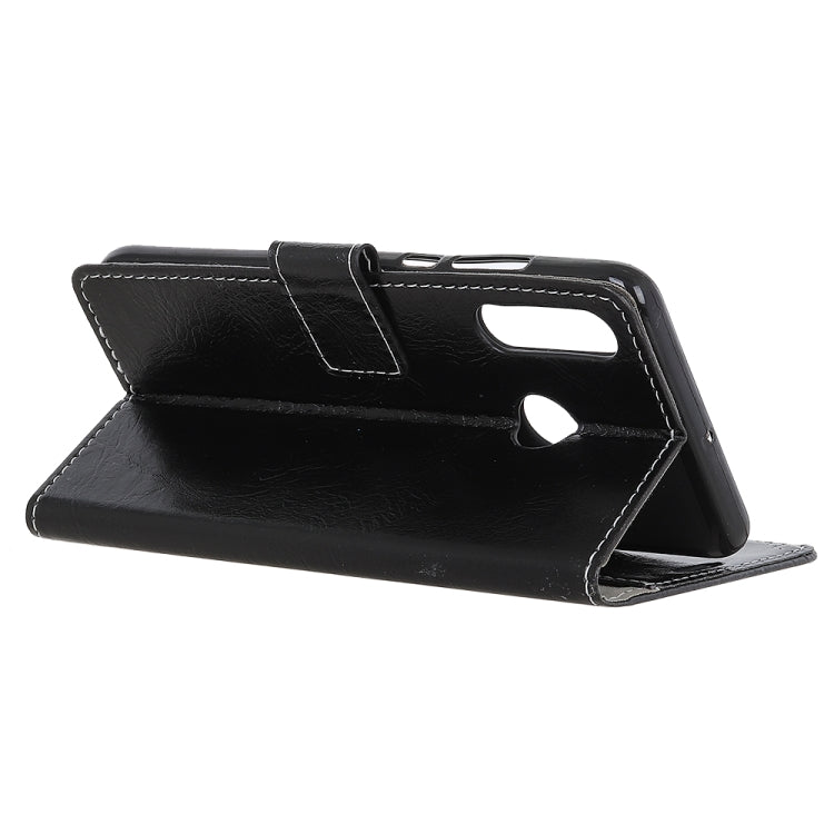 Retro Crazy Horse Texture Horizontal Flip Leather Case for Huawei P30 Lite, with Wallet & Holder & Card Slots & Photo Frame